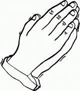 Hands Praying Coloring Pages Kids Hand Printable Colouring Drawing Prayer Children Symbols Template Clipart Sheets Pray Open Tutorial Colour Clip sketch template