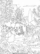 Coloring Disney Cinderella Pages Princess Adult Printable Book Fairy Detailed Sheets Choose Board Lineart Pchome sketch template