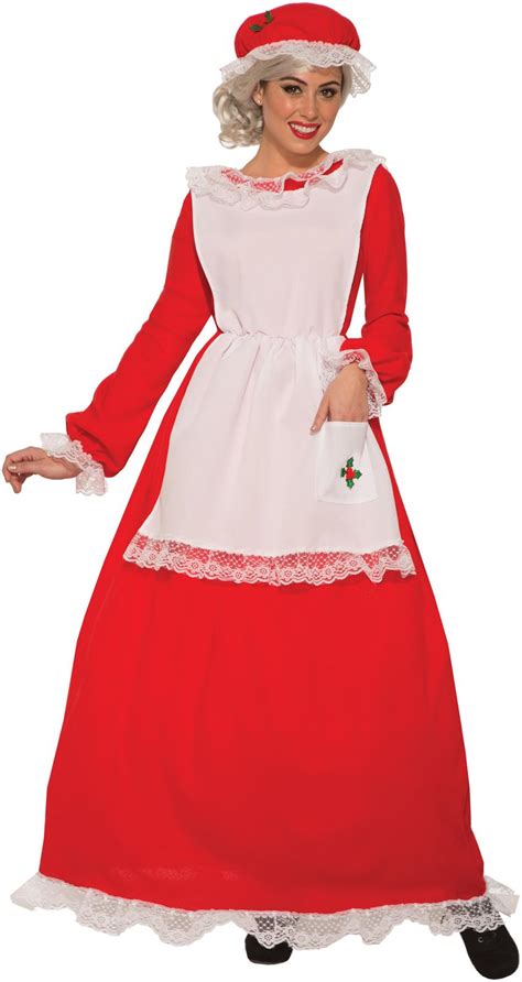 traditional mrs claus adult costume