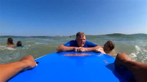 Watch Surfer Saves Swimmer Caught In Strong Rip Current Wfla