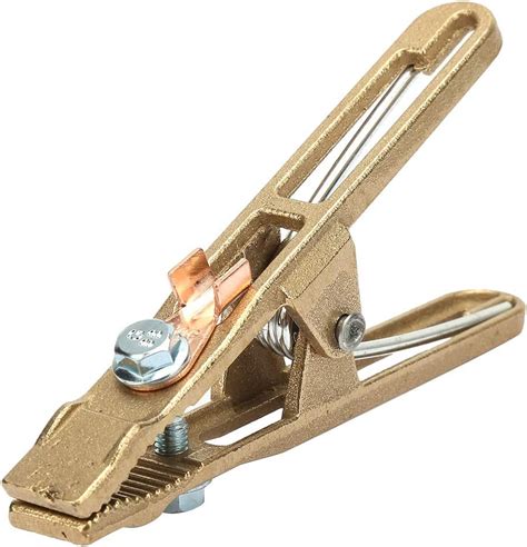 shape welding ground earth clamp brass manual welder earth ground cable copper grip clip