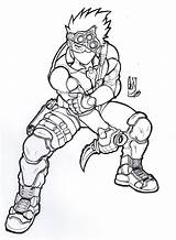 Coloring Pages Splinter Template Kakashi sketch template