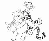 Pooh Tigger Pages Coloring Getcolorings Color Printable Print sketch template