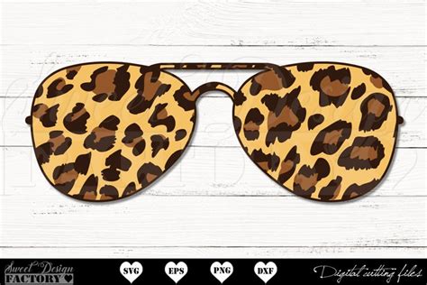 cheetah print sunglasses svg 707664 cut files design bundles