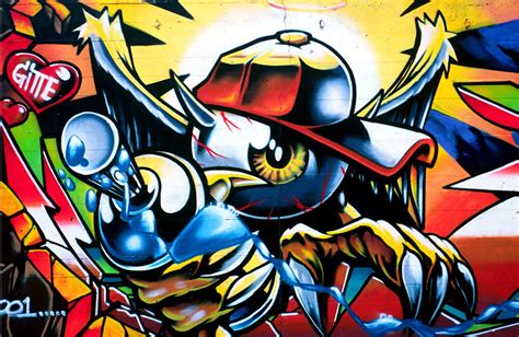 cool graffiti cartoon wallpaper  desktop  style graffiti