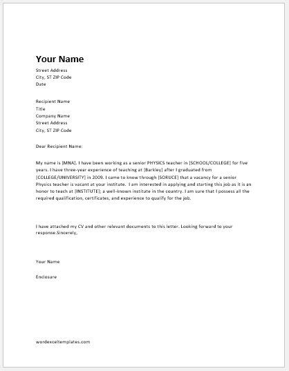 letter  intent   job templates word excel templates