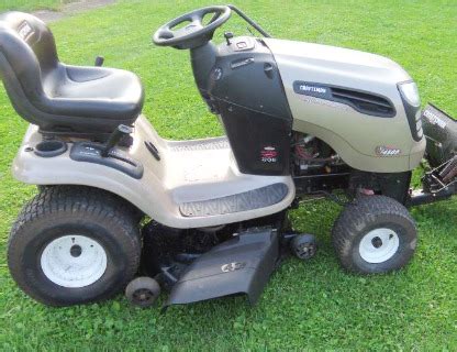 craftsman ys lawn tractor technical specifications  review