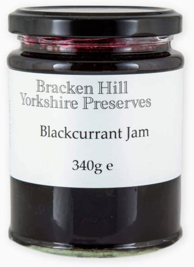 blackcurrant jam  bracken hill fine foods