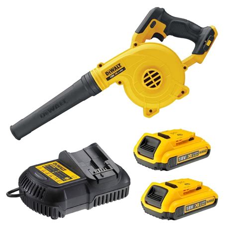 dewalt dcvd  xr compact leaf blower dcv   ah batteries charger ebay