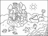 Coloring Pages Sandcastles Nicole Sand Book sketch template