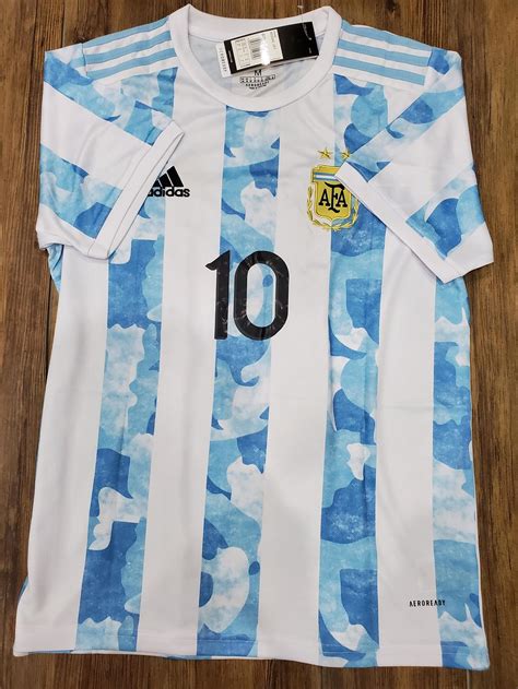 Men S 10 Leo Messi Jersey 2021 Americas Cup Argentina Etsy