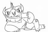 Coloring Pages Trollhunters Sheets sketch template