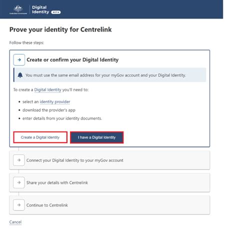 Mygov Help Link Centrelink To Mygov Using Your Digital Identity