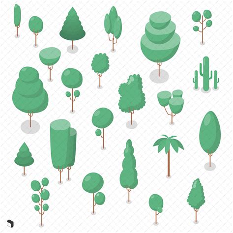 axonometric trees toffu