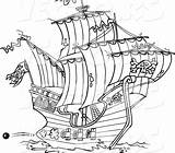 Pirate Ship Coloring Pages Kids Printable Adult Getdrawings Color Big Lego Getcolorings sketch template