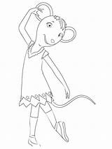 Angelina Ballerina Coloring Pages sketch template