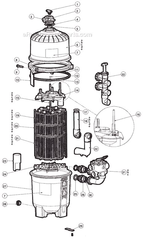 hayward de parts list  diagram pro grid ereplacementpartscom