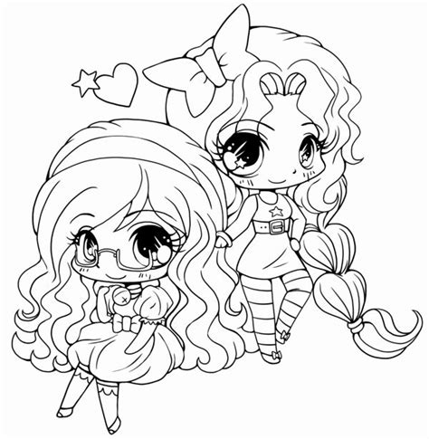 anime kawaii anime cute coloring page  girls  drawing coloring home