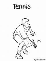Tennis Coloring Pages Books sketch template