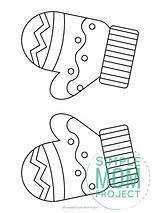 Mittens Simple Toddlers Simplemomproject sketch template