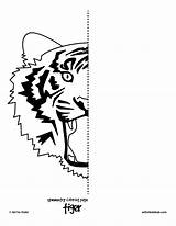 Symmetry Drawing Coloring Pages Worksheets Worksheet Symmetrical Tiger Kids Activity Grade Half Activities Sheets Face Draw Difficult Mirror Hub Cat sketch template