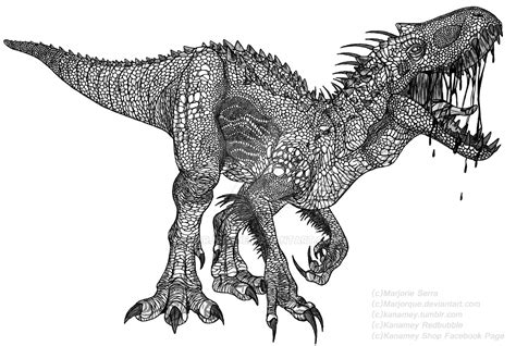 Indominus Rex For Sale Redbubble Society6 Inprnt By Marjorque On