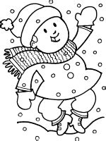 snow theme coloring pages  printable activities