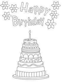 birthday card coloring pages coloring home  coloring pages happy