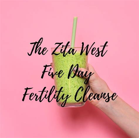 the zita west five day fertility detox zita west