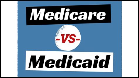 medicare vs medicaid what s the difference youtube