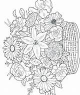 Coloring Pages Flower Color Printable Adults Fancy Number Detailed Print Difficult Hard Rose Downloadable Very Flowers Printables Getcolorings Colorings Getdrawings sketch template