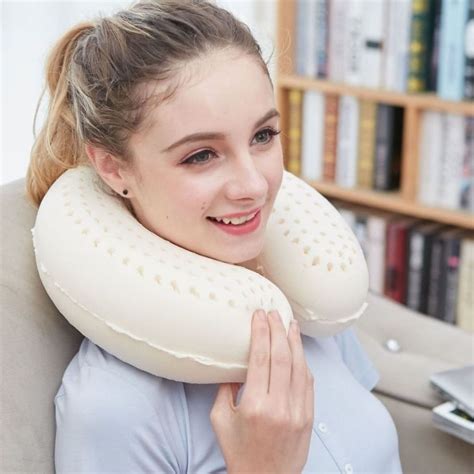 neck support pillow  natural latex