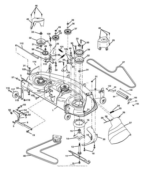 aypelectrolux pdphsta  parts diagram  mower deck