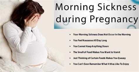 when does morning sickness start in pregnancy bee healthy