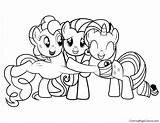 Pony Coloring Little Pages Pretty Friendship Magic Pie Pinkie Sparkle Twilight Getdrawings Color Colouring Carly Kelly Fluttershy G4 Sheets Visit sketch template