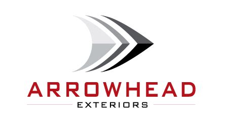 logo design arrowhead exteriors professional wordpress website