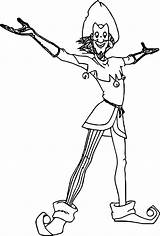 Notre Dame Clopin Hunchback Coloring Pages Wecoloringpage Getcolorings sketch template