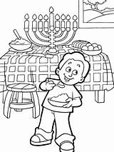 Coloring Hanukkah Pages Chanukah Happy Hanukka Eating Boy Color Sheets Kids Printable Getcolorings Print Activities Popular Books Menorah Celebrate Let sketch template