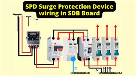 dc surge protection device wiring diagram