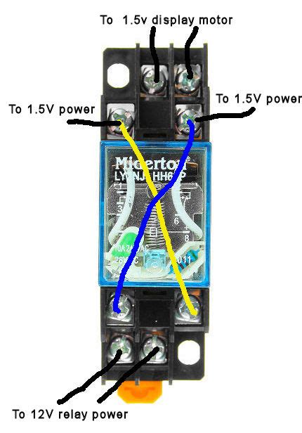 miderton dpdt relay  pin electrical engineering stack exchange