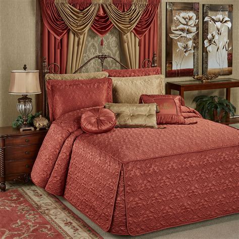 cambridge classics cinnabar fitted quilted oversized bedspread bedding