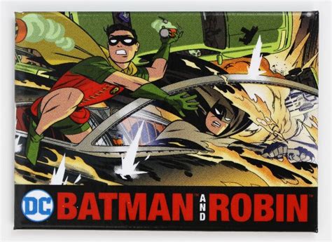 Batman And Robin Fridge Magnet Gotham City Superman Batman
