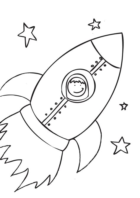 printable rocket ship coloring pages  kids clipartsco