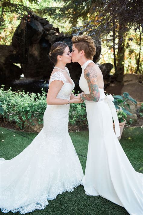 Pin By 2brides2be On Two Brides Lesbian Bride Lesbian Wedding