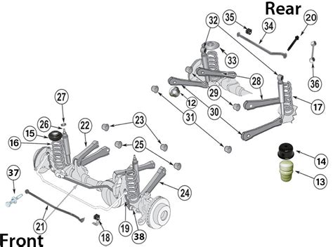 jeep yj rear suspension diagram jeep  engine image  user manual