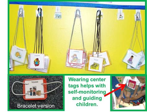 center tags   wonderful visual support   children