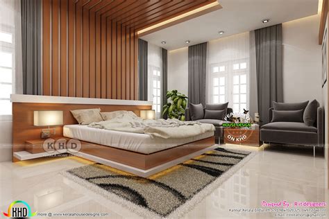 master bedroom interiors  rit interior kerala home design  floor plans