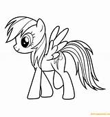 Rainbow Dash Lovely Pages Coloring Color Online Printable sketch template