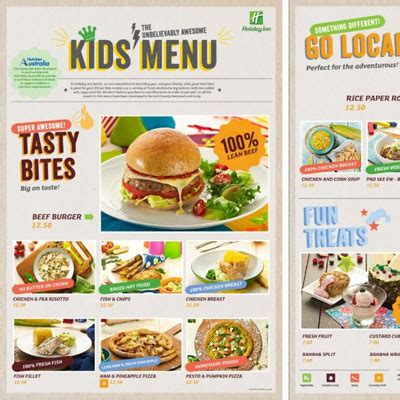 kids menus dont   suck