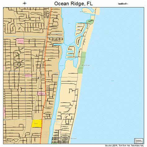 ocean ridge florida street map